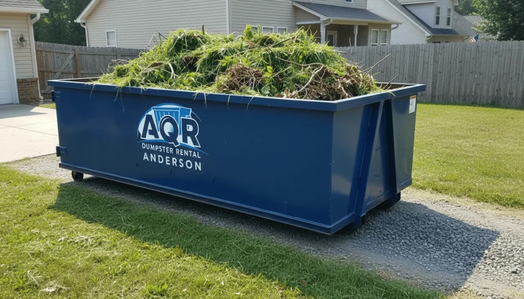 Yard Waste Dumpster Rental Anderson-img